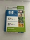 HP 57 Twin Pack Tri Color Inkjet Cartridges Hp C9320fn. Expired Sep 2008
