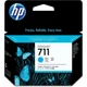 HP 711 Cyan 29-ml 3-Pack Genuine Ink Cartridges (CZ134A) for DesignJet