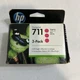 HP  DesignJet 711 3 Pack Magenta NIB Damaged Box Exp082021