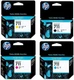 SET 4 HP 711 INKS DESIGNJET T120 T520 - CZ129A CZ132A CZ131A CZ130A Exp. 11/2025