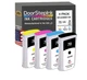 DoorStepInk Compatible Ink Cartridges For HP 70 MB and C,M,Y 130mL 4PK-USA