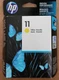 HP 11 C4838A Yellow Ink Cartridge Designjet Officejet Date 1-2018 +Warranty