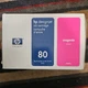 Genuine HP 80 Magenta 350ml Ink Cartridge C4847A DesignJet 1055cm 1000 1050C