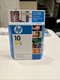 Genuine C4838A Hp 10 Ink Cartridge Yellow Sealed Box NEW
