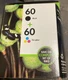 HP 60  black tricolor combo   Ink Cartridges OEM Fast Ship! 10/22