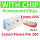 Empty Cis ciss ink system for Canon Pixma Pro 200 200S Printer cli-65 cartridge*