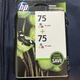 HP 75 + 75 Tri Colour Ink Cartridges Twin Pack February 2015
