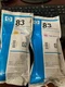 Genuine HP 83 C4965A Light Magenta & C4963A Yellow  UV Printhead Cleaner ONLY CL