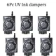 6pcs UV Ink Dampers for EPSON R1390 L800 DX5 A3 A4 UV Printer Black Ink Bag