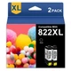 1-2PK 822XL T822 Black Ink for Epson WorkForce WF-4834 WF-4820 WF-4830 WF-3820