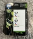 Genuine HP 57 Twin Pack Tri-color Ink Cartridges OEM Deskjet