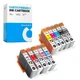 Compatible CLI-65 Ink Cartridges Lot for Canon 65 Fits PIXMA PRO-200