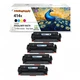 High-Yield BK/C/M/Y Toner With CHIP For HP 414X W2020X-W2023X M454dn M454dw M479