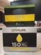 OEM GENUINE Lexmark 150 XL Yellow Ink Cartridge -Sealed New In Box