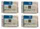 4 x HP Printhead DesignJet 1050C 1055CM / No. 80 C4820A C4821A -C4823A