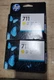 Lot of 2 HP 711  Yellow DesignJet Ink Cartridge (CZ132A) EXP: 05/2020