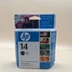 New Genuine HP 14 Black Ink Cartridge EXP 1/2009