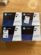 Set Of 4 NEW Genuine HP 90A (CE390A) Black Toner Cartridge Factory Sealed