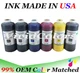 Set of 6 liters for HP T620 printer C9430A C9370A C9371A C9372A C9373A C9374A 