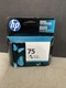 HP 75 Original (CB337WN) Tri-color Ink Cartridge Expired Dec. 2018