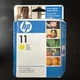 Genuine OEM HP 11 Yellow Ink Cartridge C4838A Expired 2012 Sealed
