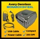 Avery Dennison Monarch 9416XL Direct Thermal Label Printer w/ Power & USB Cable!