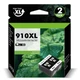 2pk Ink Cartridge for HP 910 XL Black OfficeJet 8010 8025e 8035e 8028e 8022 8015