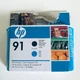 2010 Genuine HP 91 Printhead Matte Black / Cyan C9460A Sealed OEM Box