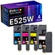 Ez Ink Compatible Toner Cartridges For Dell E525w 4 Pack High Yield