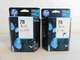 Lot of 2 Genuine HP 78 Tri-Color Ink C6578DN, Sealed, Dec 2018